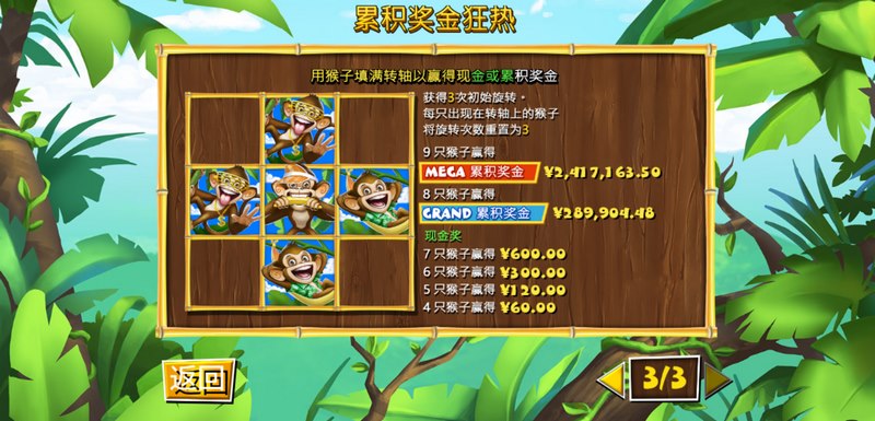 《疯狂猴子》——狂野来袭,点燃你的极限节奏! 4 累计奖金狂热